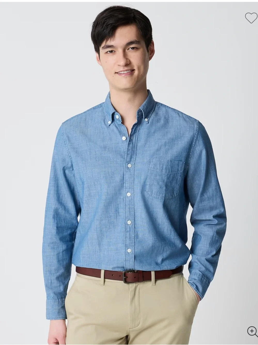 J.crew Light Blue Long-Sleeve Button-Down Shirt. Size XS . Style BE186